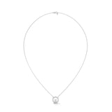 Bloom Halo Solitaire Pendant