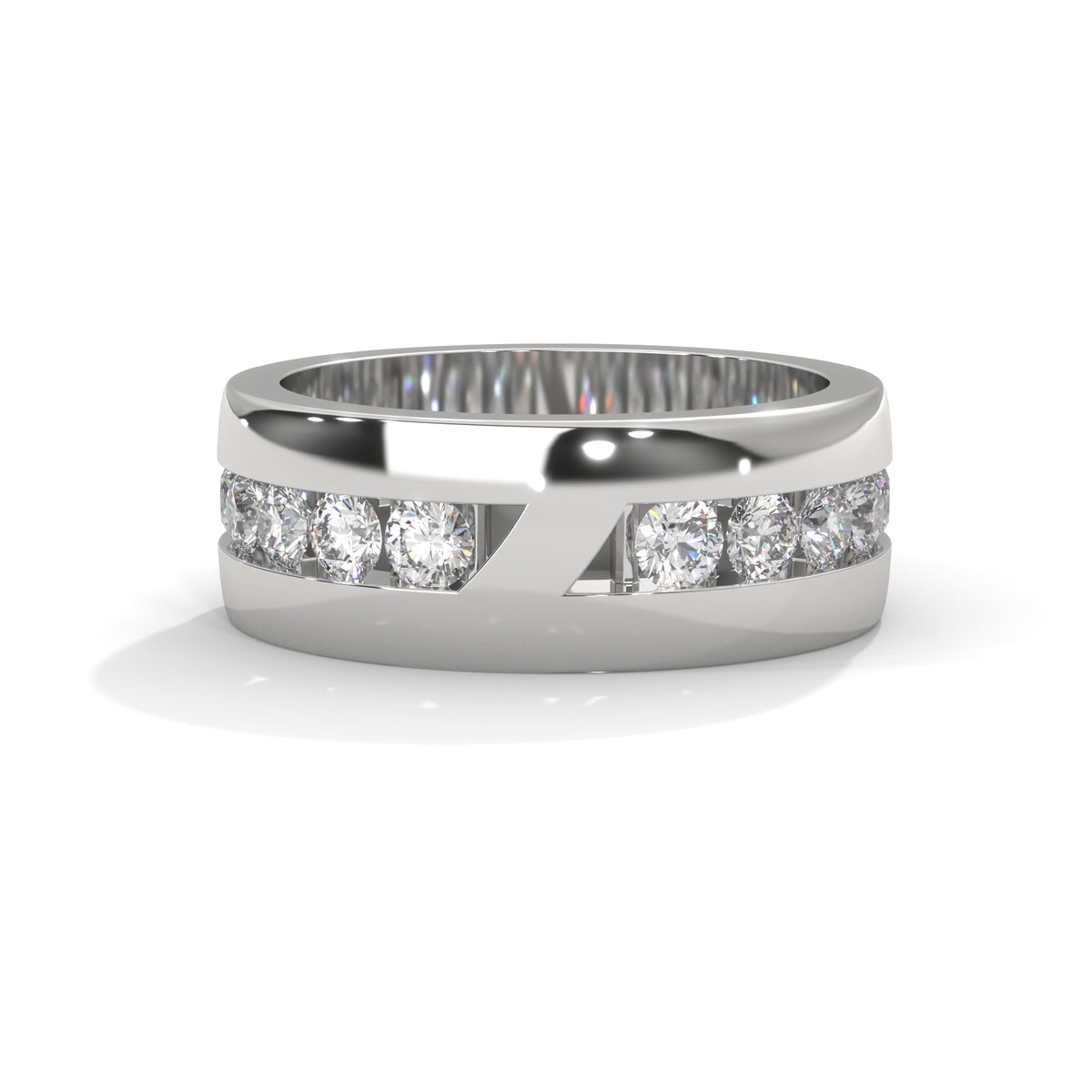 Radiant Channel Eternity Ring