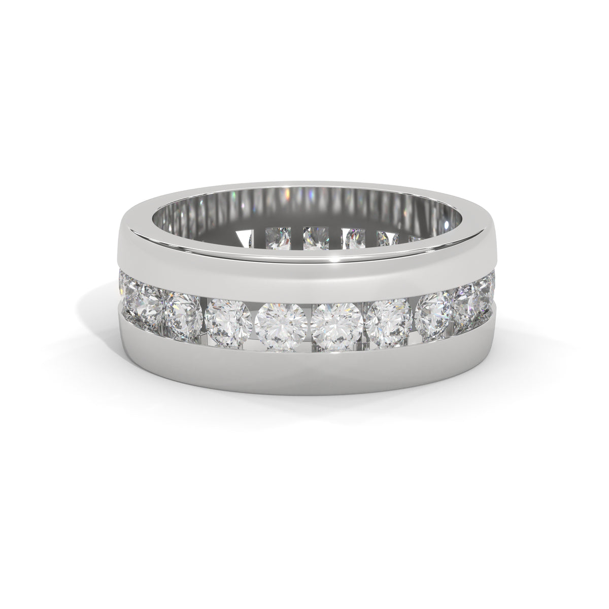 Radiant Channel Eternity Ring