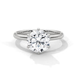 Timeless Crown Solitaire Ring