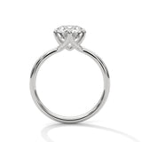 Timeless Crown Solitaire Ring