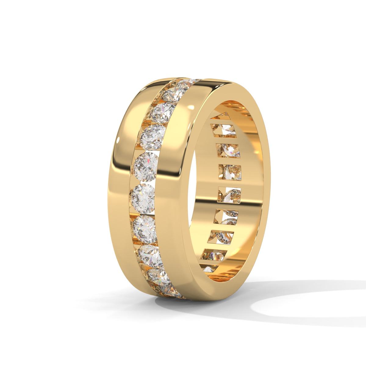 Radiant Channel Eternity Ring