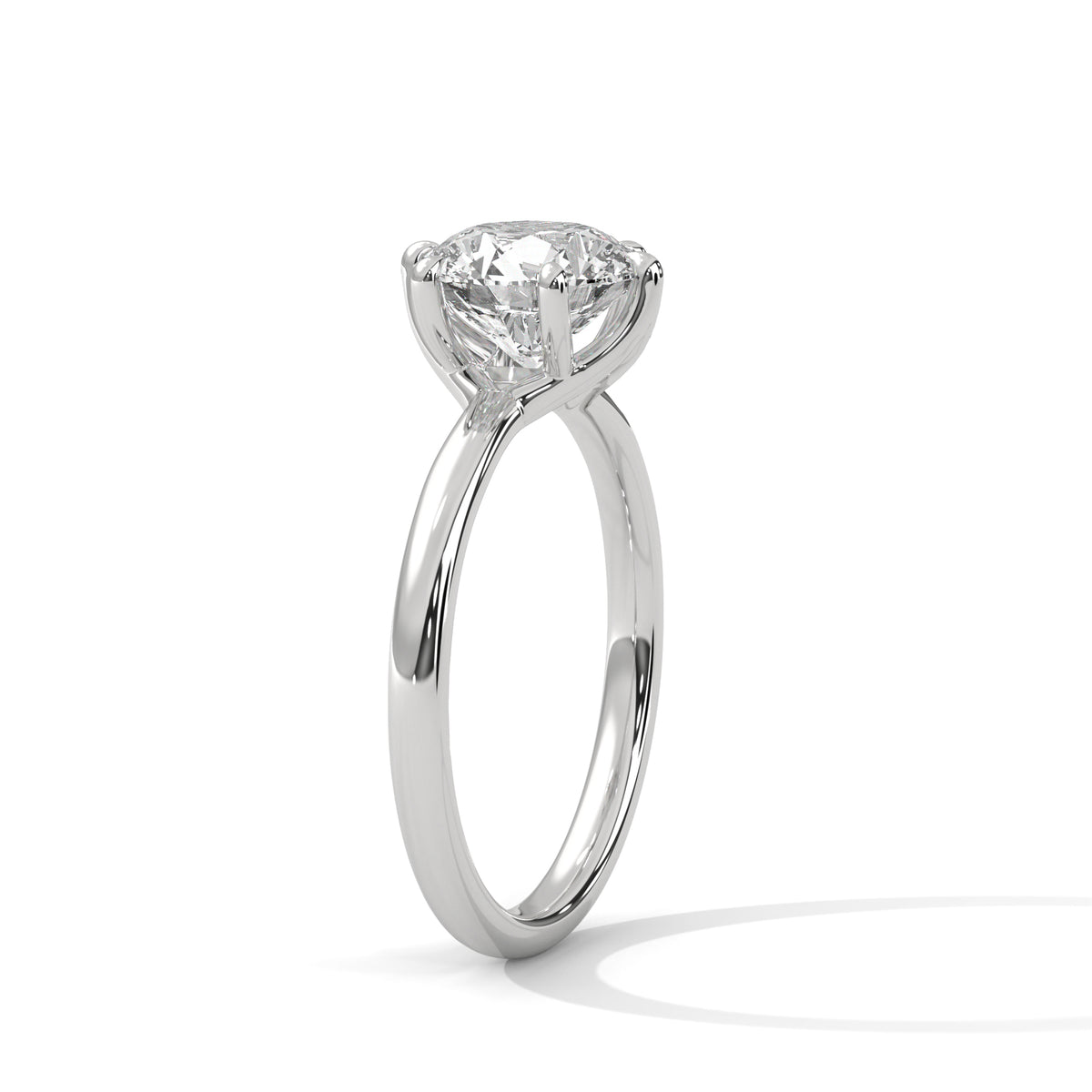Timeless Crown Solitaire Ring