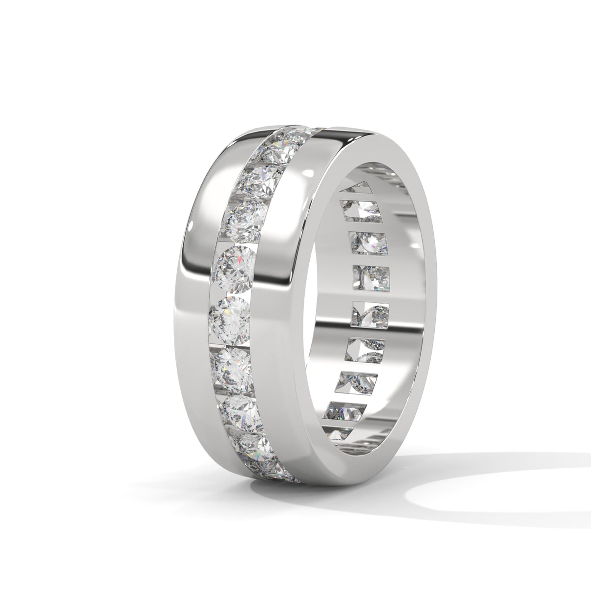 Radiant Channel Eternity Ring