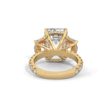 Grand Emerald Trilogy Statement Ring
