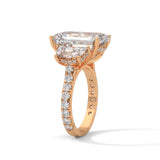 Grand Emerald Trilogy Statement Ring