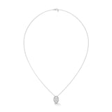 Floating Halo Solitaire Pendant