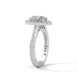 Celestial Bloom Halo Ring
