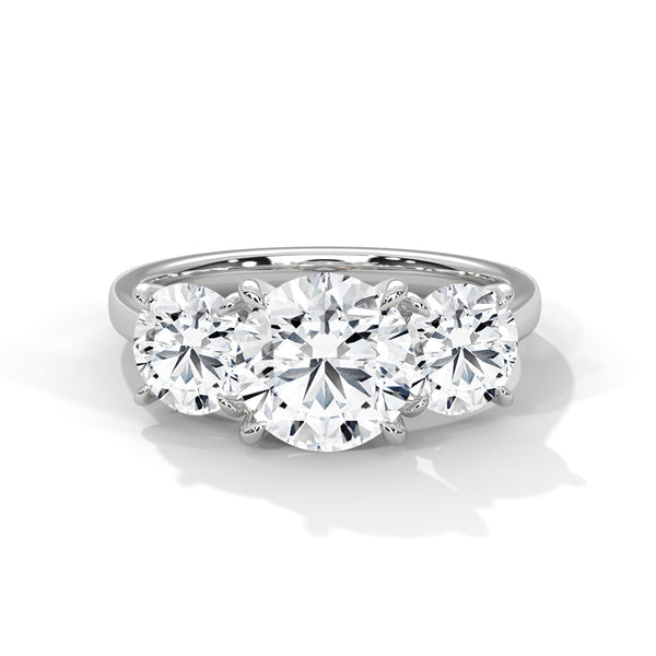 Trilogy Embrace Solitaire Ring