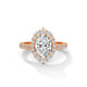 Celestial Bloom Halo Ring