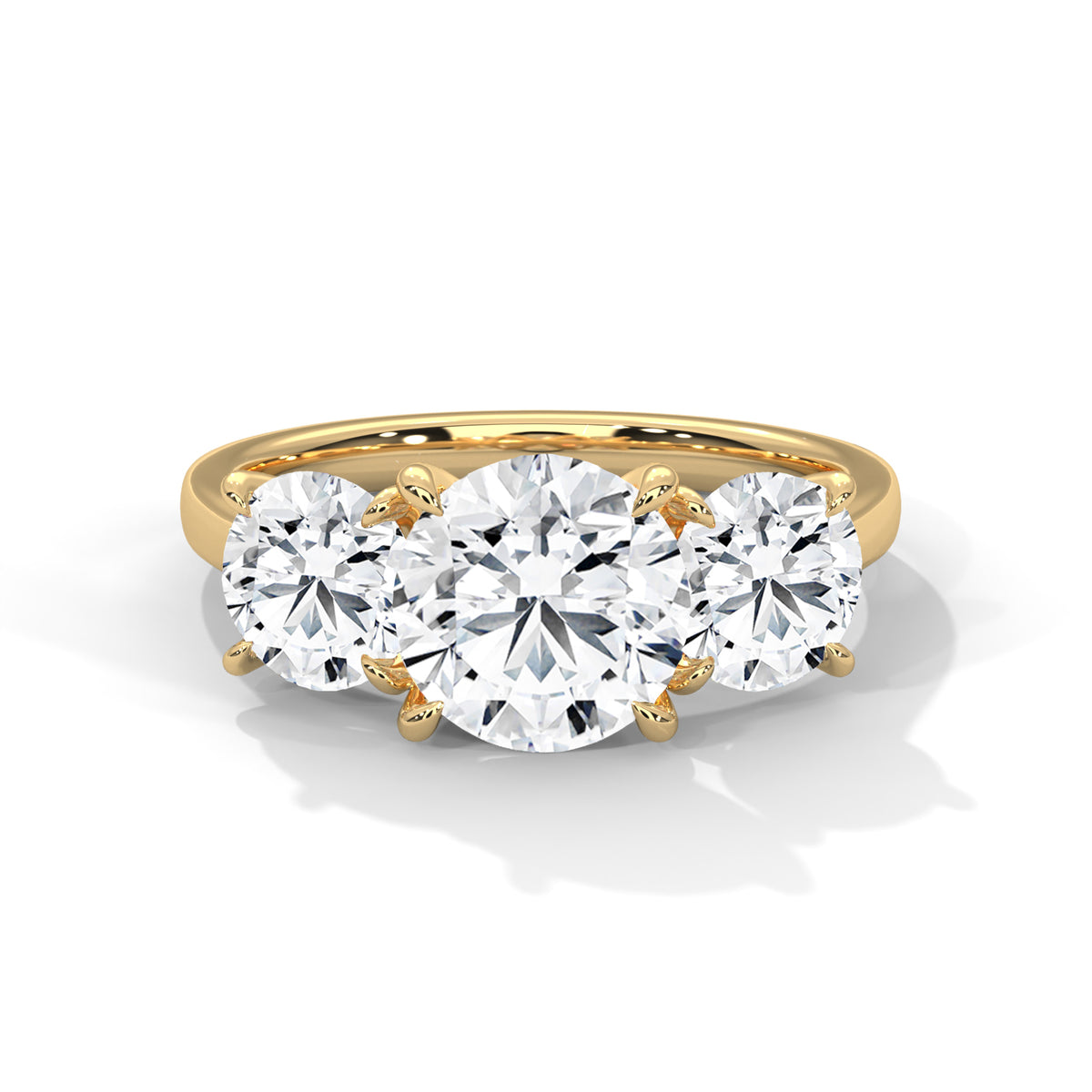 Trilogy Embrace Solitaire Ring