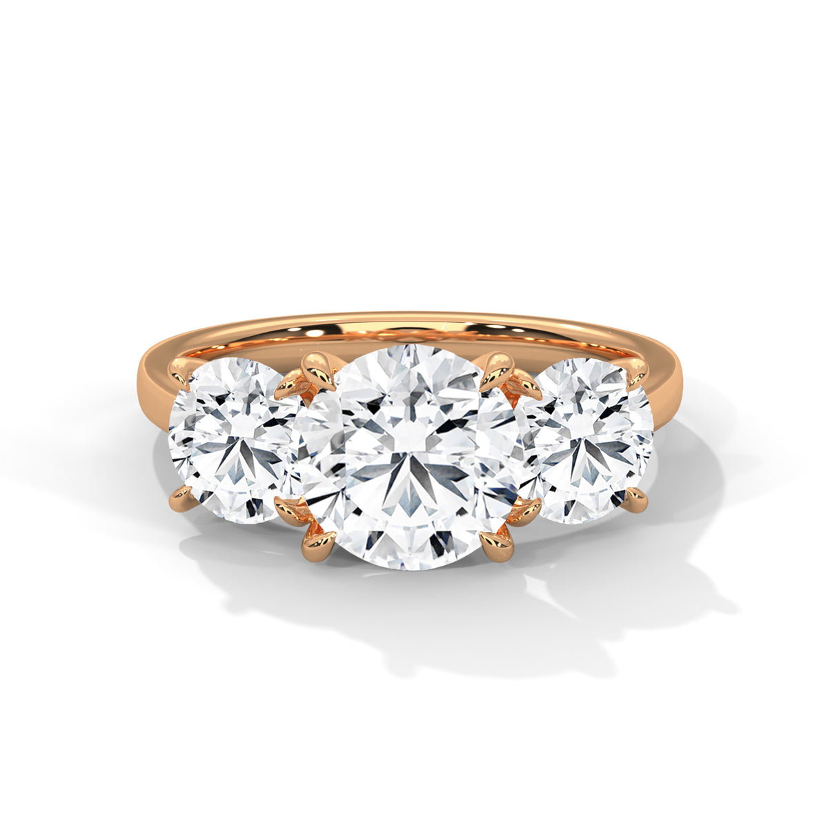Trilogy Embrace Solitaire Ring