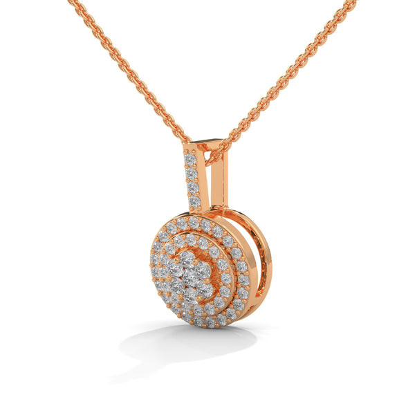 Orbital Halo Cluster Pendant