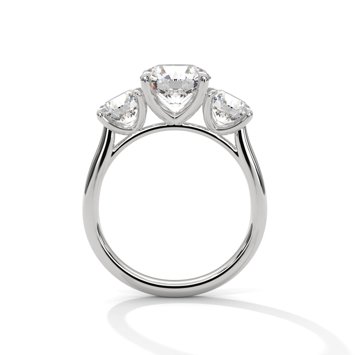 Trilogy Embrace Solitaire Ring