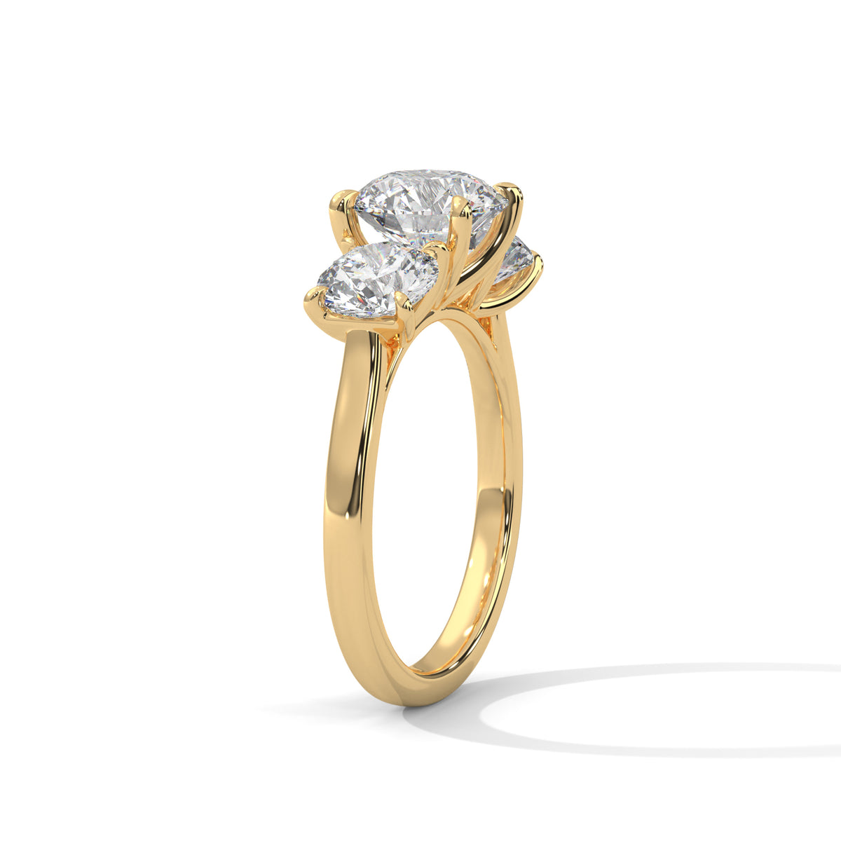 Trilogy Embrace Solitaire Ring