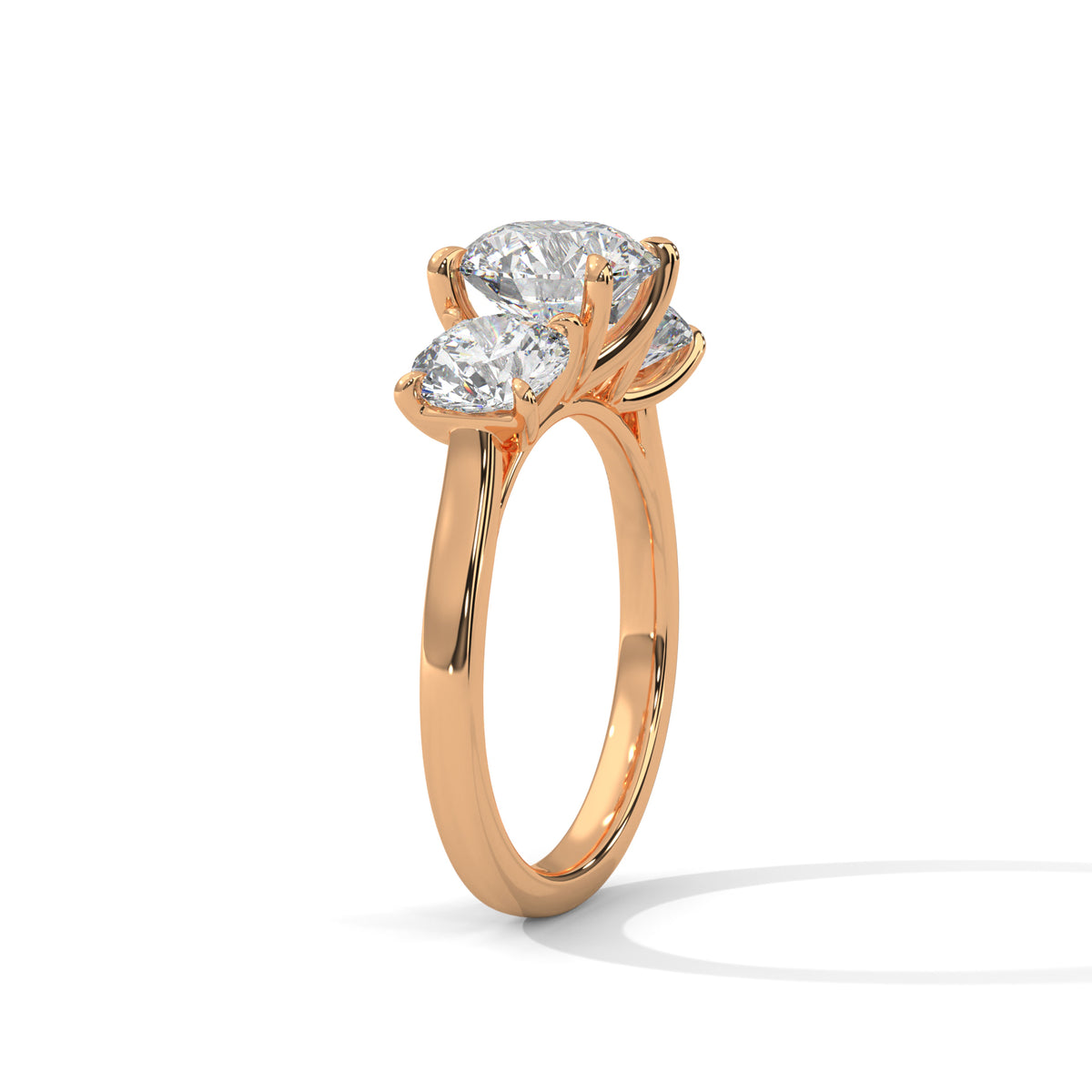 Trilogy Embrace Solitaire Ring