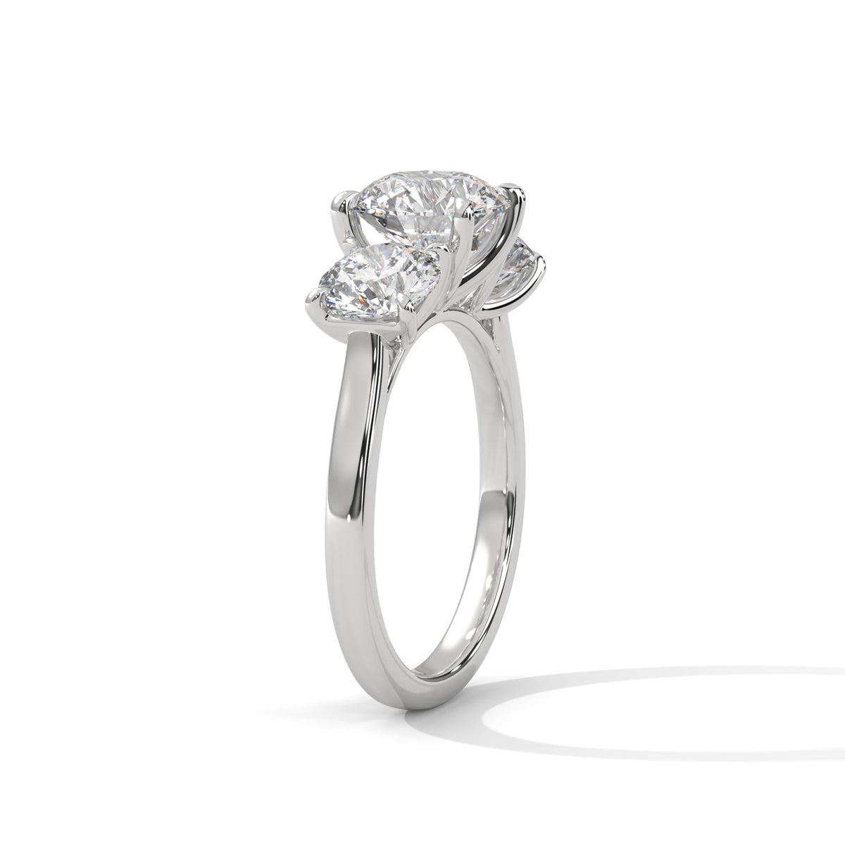 Trilogy Embrace Solitaire Ring