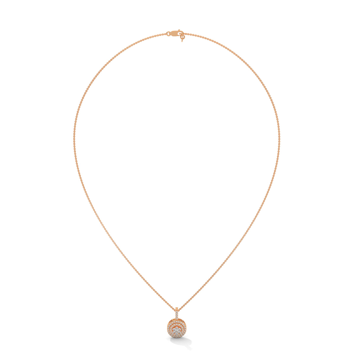 Orbital Halo Cluster Pendant