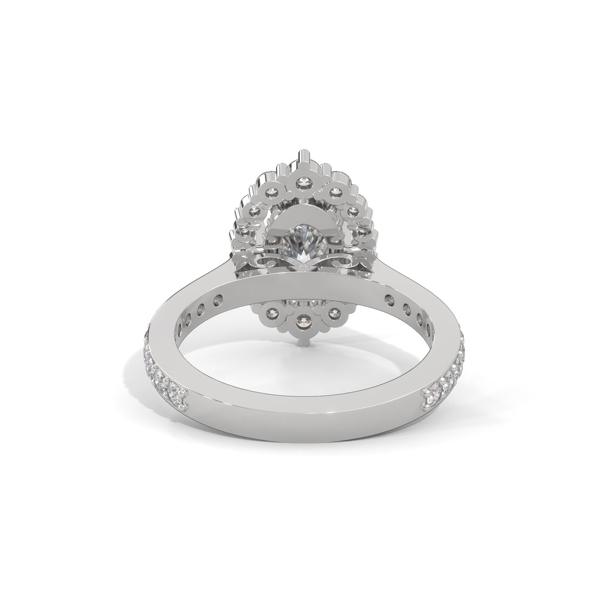 Celestial Bloom Halo Ring