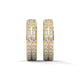Triple Row Constellation Huggie Earrings