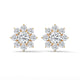 Sunburst Cluster Diamond Earrings