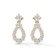 Cascading Teardrop Diamond Danglers