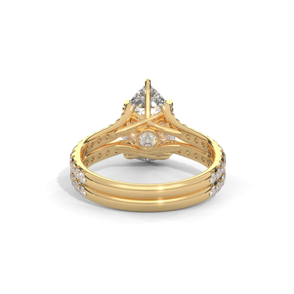 Sovereign Pear Solitaire Ring