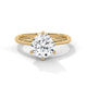 Crown Prong Solitaire Ring