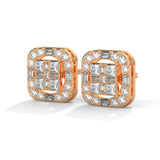 Mosaic Halo Cluster Earrings