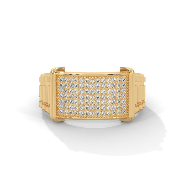 Rolex Grid Statement Ring