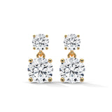 Cascading Brilliance Drop Earrings