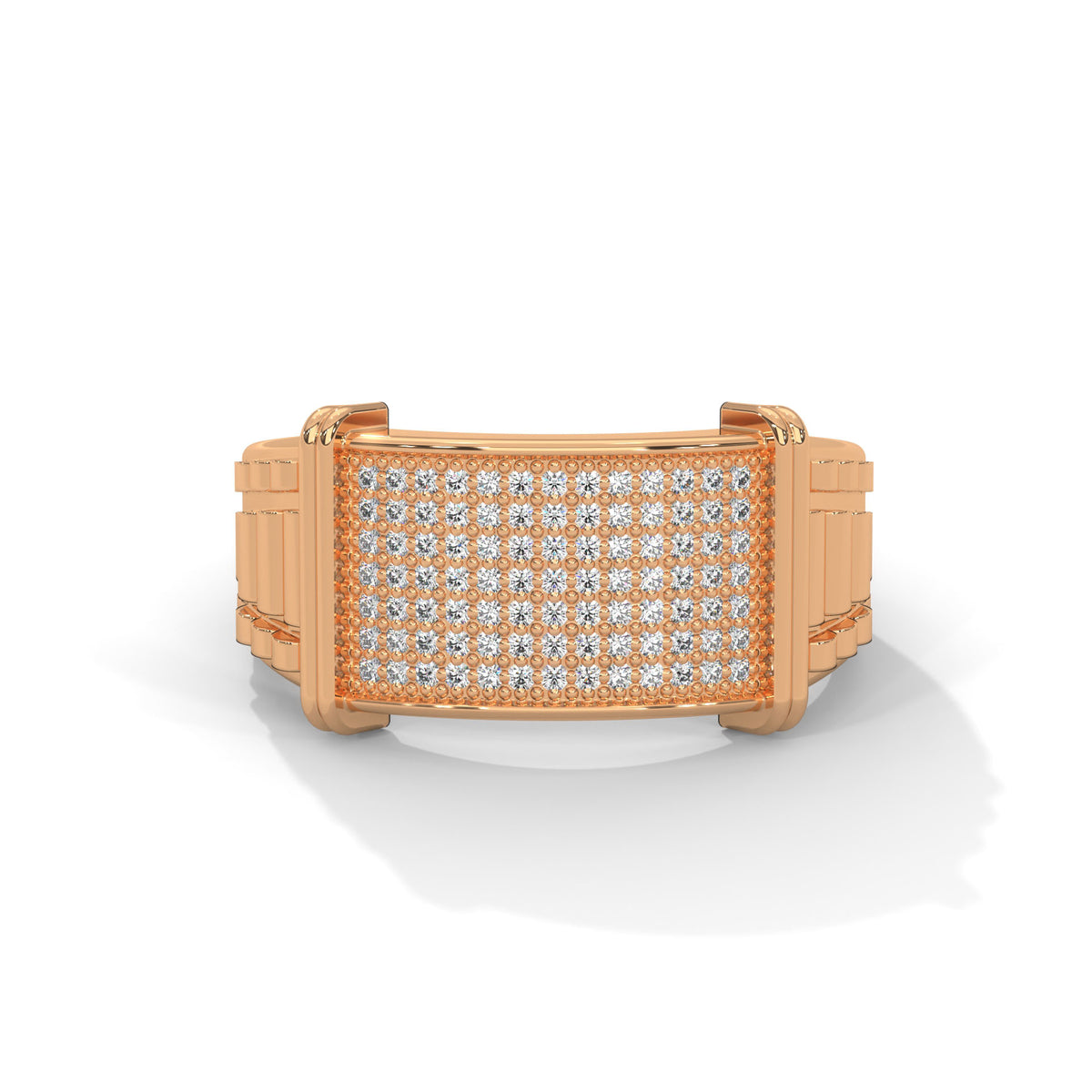 Rolex Grid Statement Ring