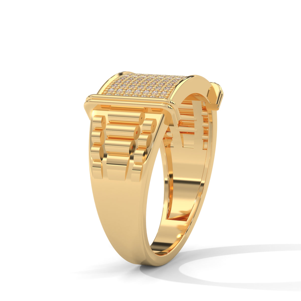 Rolex Grid Statement Ring