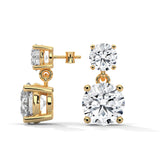 Cascading Brilliance Drop Earrings