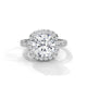 Celestial Cushion Halo Ring