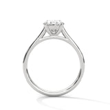 Oval Glow Solitaire Ring