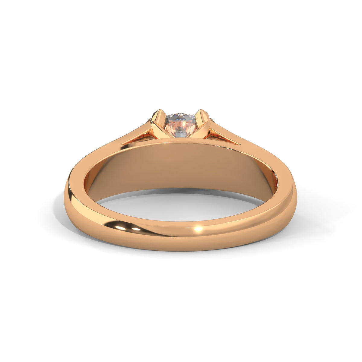 Sovereign Split Solitaire Ring