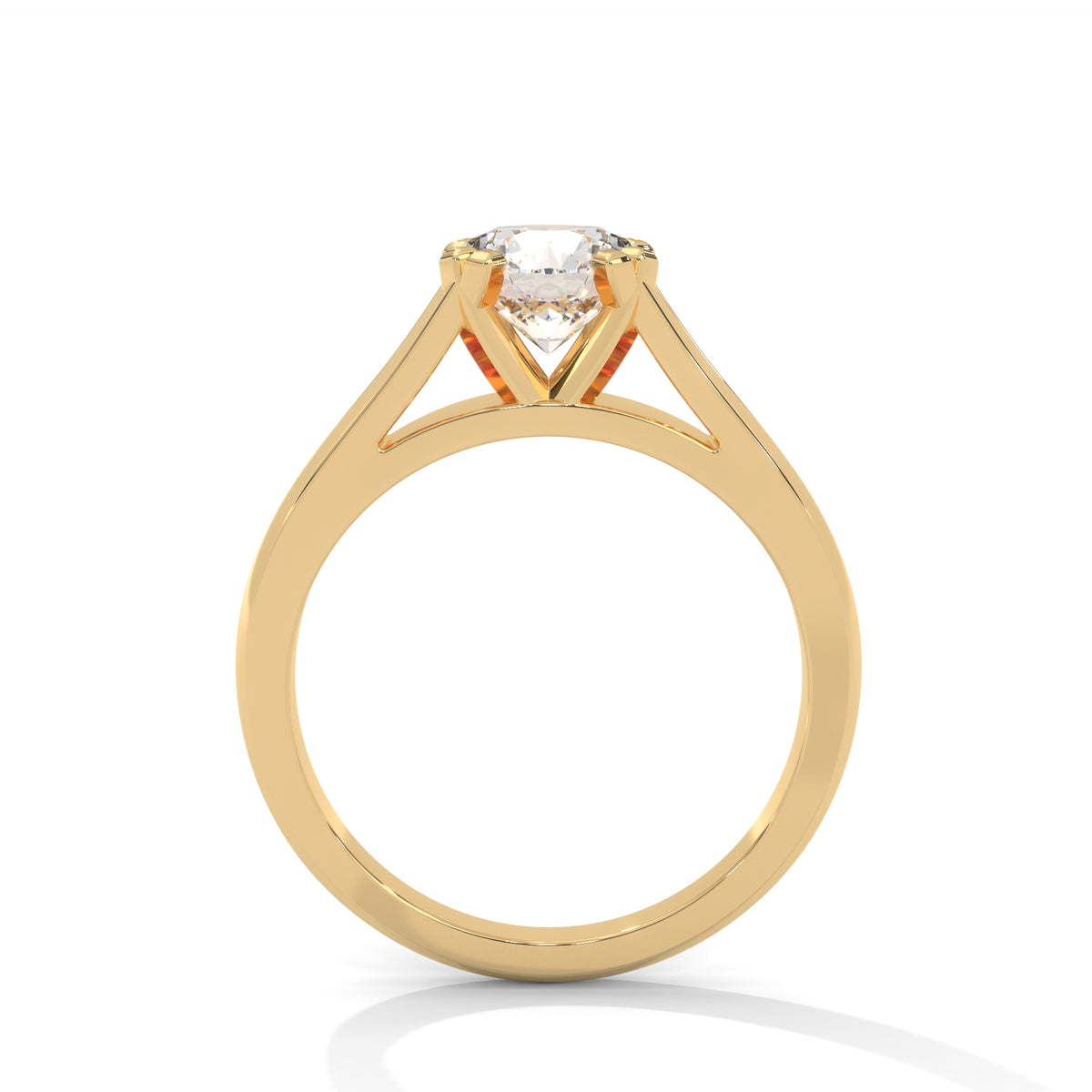 Sovereign Split Solitaire Ring