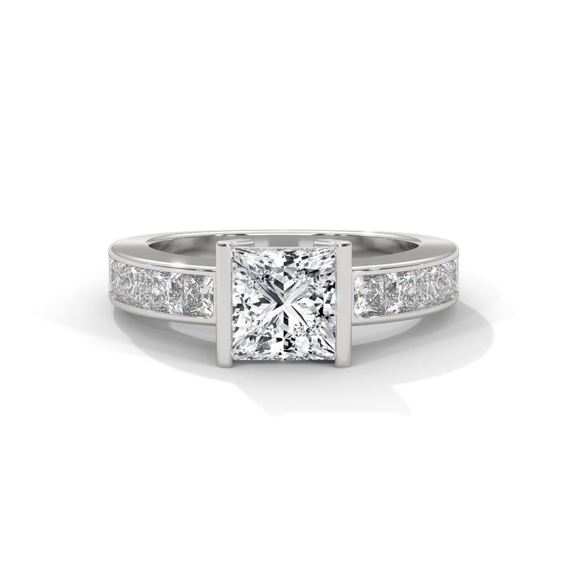 Royal Bar Solitaire Ring