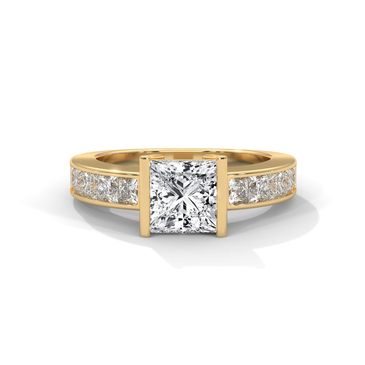 Royal Bar Solitaire Ring