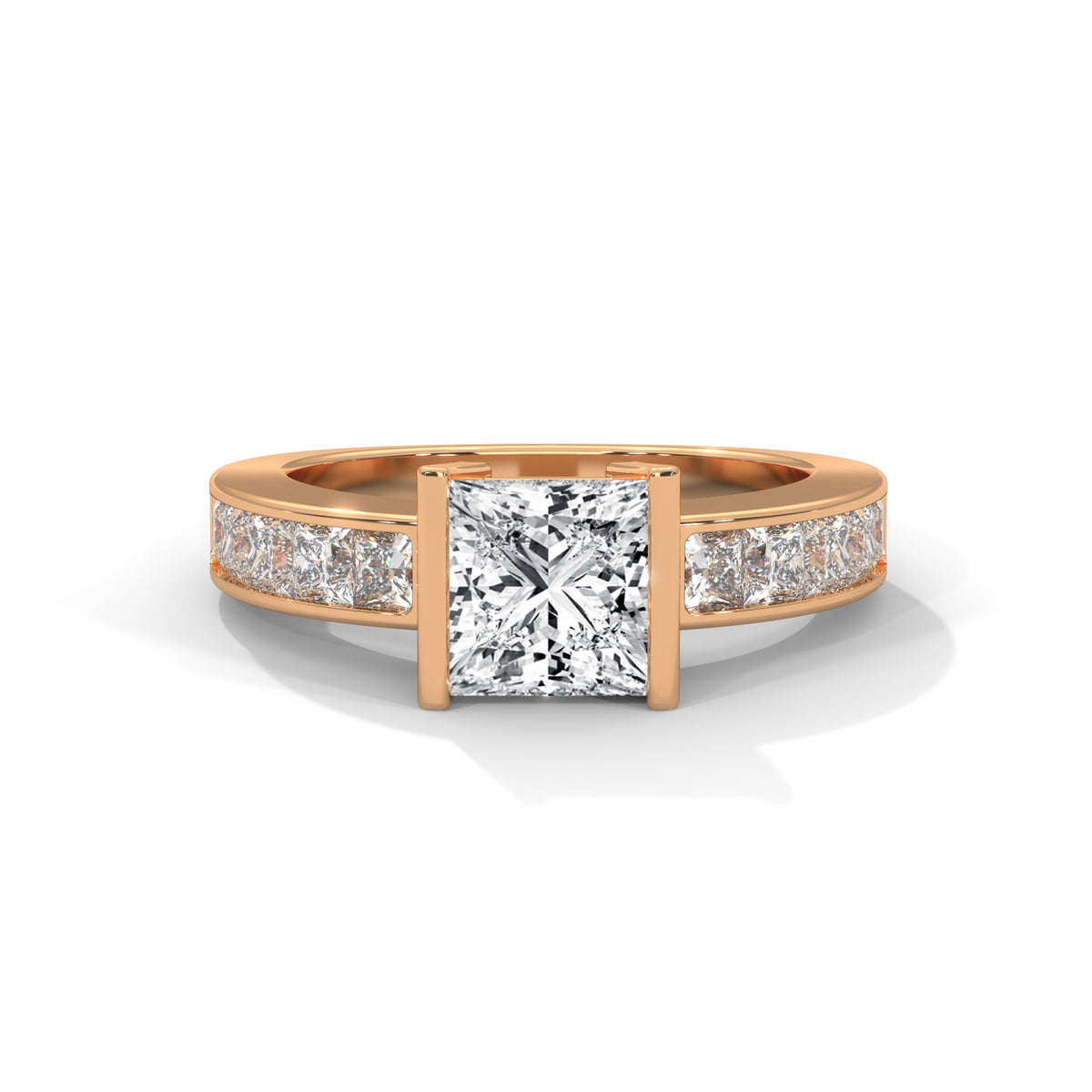 Royal Bar Solitaire Ring