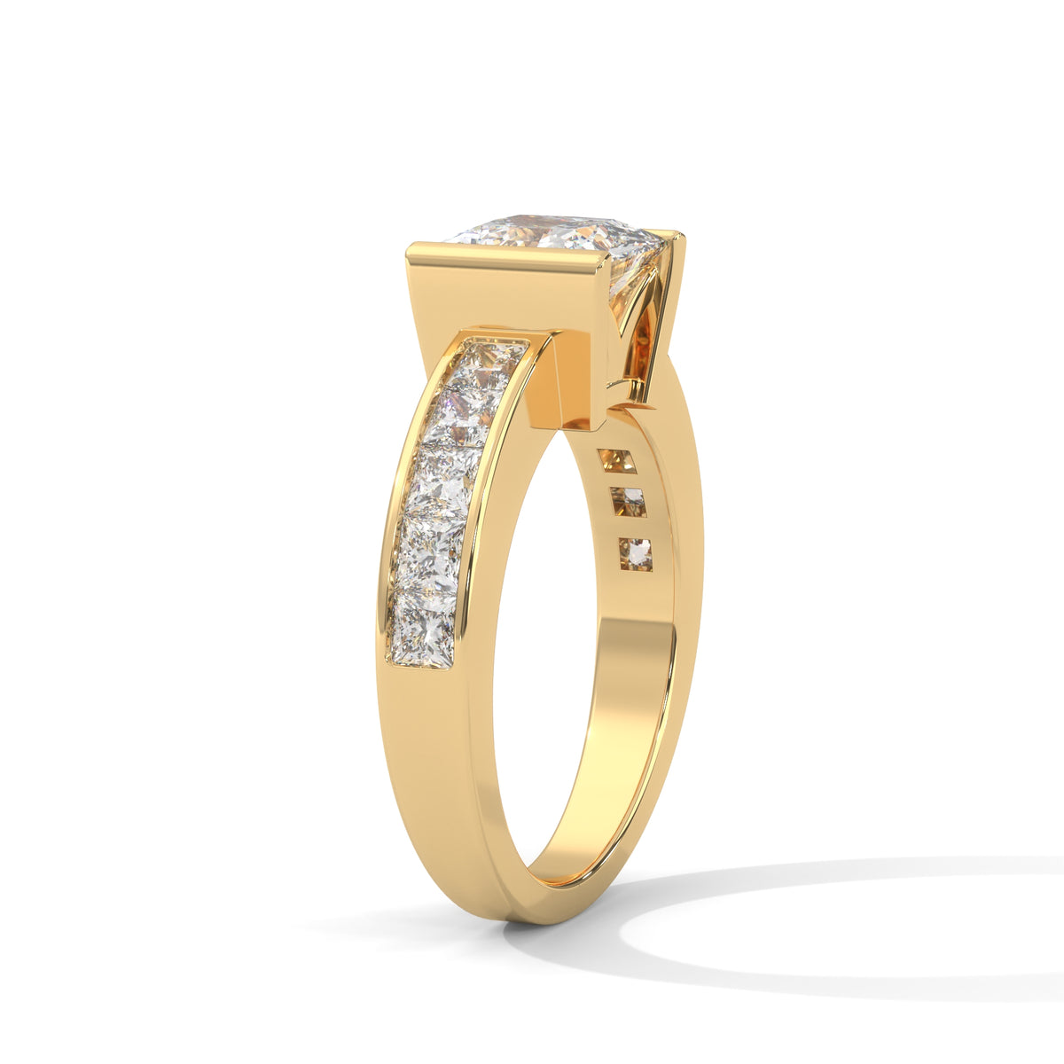 Royal Bar Solitaire Ring