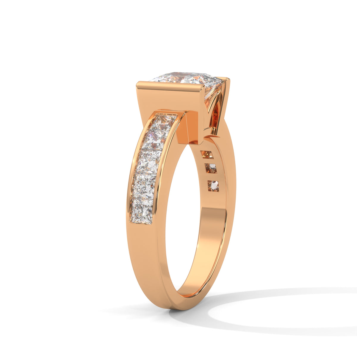 Royal Bar Solitaire Ring