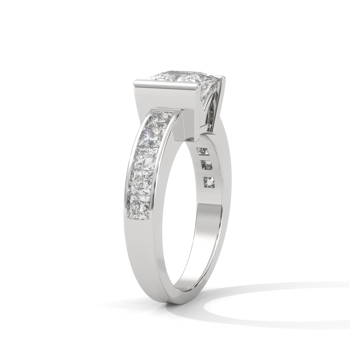 Royal Bar Solitaire Ring