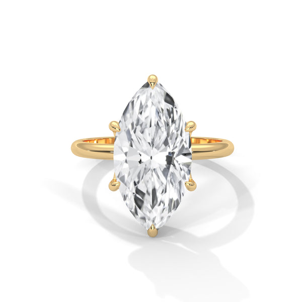 Marquise Blade Solitaire Ring