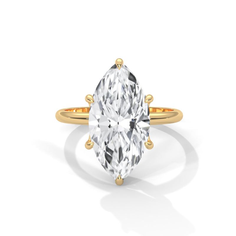 Marquise Blade Solitaire Ring