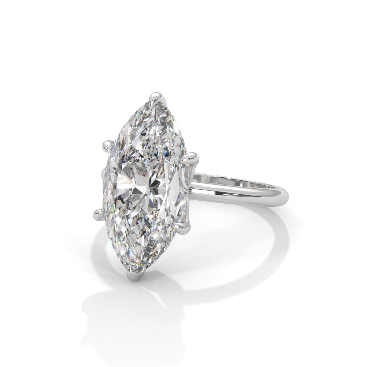 Marquise Blade Solitaire Ring