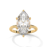 Marquise Blade Solitaire Ring