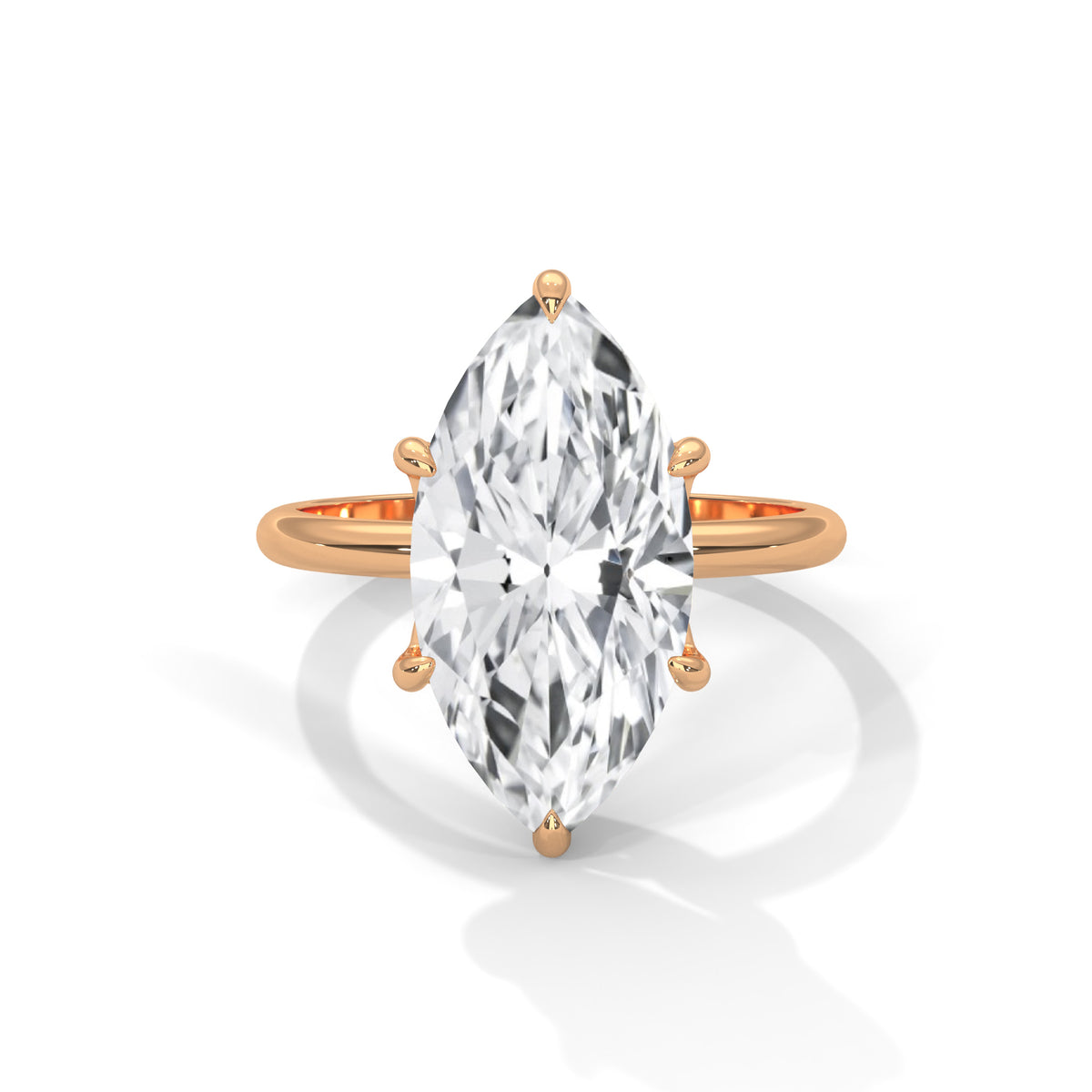 Marquise Blade Solitaire Ring