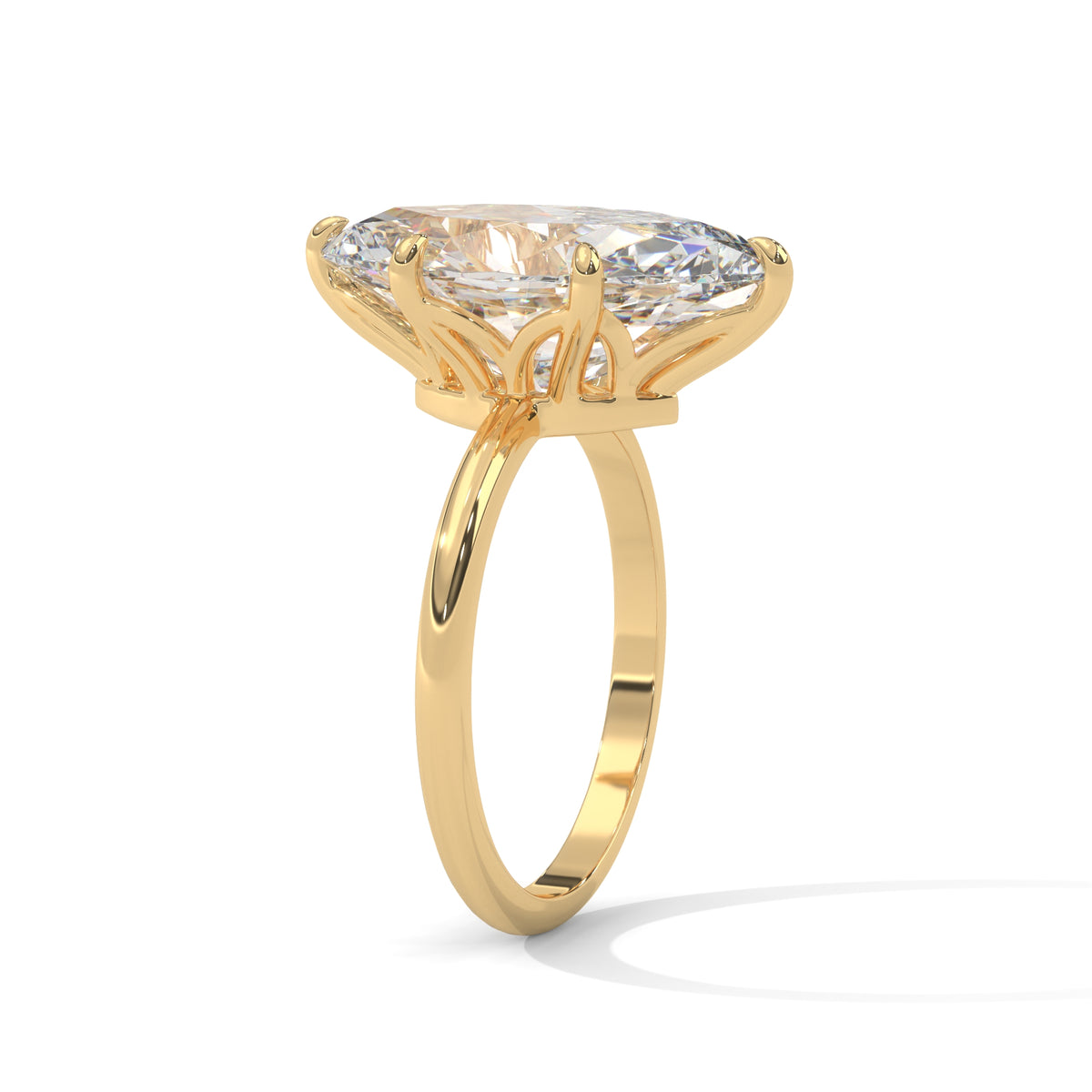 Marquise Blade Solitaire Ring